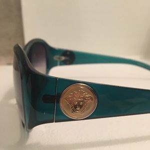 Versace Accessories - Versace Turquoise Sunglasses Versace Accessories - Versace Turquoise Sunglasses